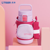 虎牌(TIGER)直饮杯便携带杯套保温杯 (单盖)MTT-B35C浅粉紫