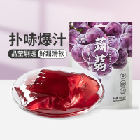 来伊份蒟蒻果汁果冻(葡萄味)120g*5袋