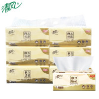 清风原木纯品3层120抽 6包/提AR62SMH