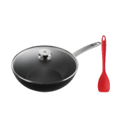 双立人ZWILLING Enjoy 30cm 中式炒锅硅胶铲组合套装