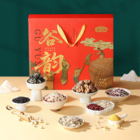 燕之坊杂粮干货谷韵礼盒3.51斤黄小米黑米莲子香菇百合企业福利