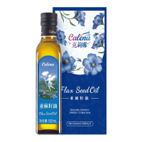 克莉娜03一级冷榨亚麻籽油500ML*1 蓝礼盒