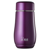 希诺03保温杯女士高颜值不锈钢水杯XN-9638水晶紫 300mL