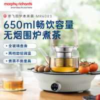 摩飞电器(Morphyrichards)03全玻璃 养生壶 围炉煮茶电陶炉煮茶器0.65L MR6083白