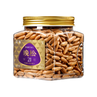 觅菓 晚松AA+阿富汗手剥大松子268g/罐