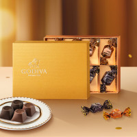 歌帝梵金喜立方巧克力礼盒8颗装60g
