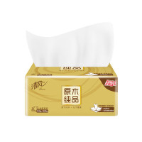 清风 原木金装系列100抽抽取式面纸AR42GZZ4(20包/箱) 整箱