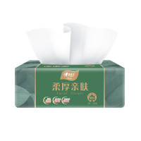 心相印 DT100柔厚亲肤三层塑装纸面巾 (18包)
