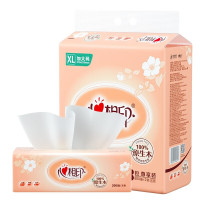心相印200抽二层塑装纸面巾3包*2提(XL码) 2DT200