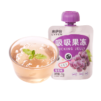 来伊份吸吸果冻(葡萄味)78g*5袋