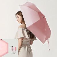 蕉下 五折黑胶防晒伞BM663-仲夏粉
