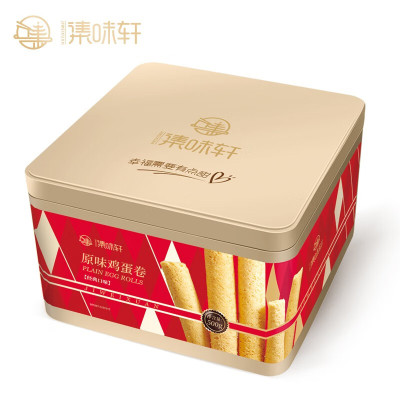 集味轩 原味鸡蛋卷礼盒500g