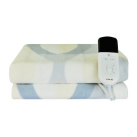 彩虹 1311A全线路安全保护调温电热毯(单人)舒适绒1.6米*1米,开关随机,花色随机