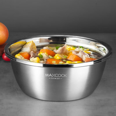 美厨 maxcook 304不锈钢盆调料盆加大加厚味斗 MCWA666 28CM