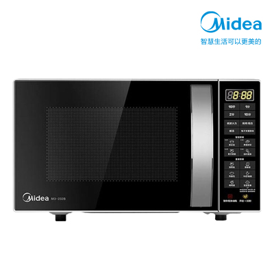 美的(Midea) 大容量微波炉 M3-232B 23L智能菜单 易清洁面板 家用微波炉烤箱一体机 智能湿度感应