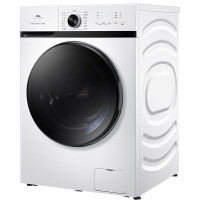TCL TG-V100HBA芭蕾白 滚筒洗衣机 10公斤 全自动洗烘一体 变频机 一级效能芭蕾白
