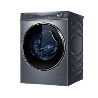 海尔 G100368HBD14LSU1 洗衣机滚筒全自动 家用超薄直驱变频智能投放彩屏触控