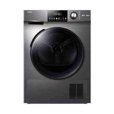 海尔 EHG10008S 热泵干衣机 10公斤大容量家用 衣干即停柔烘烘干机 三层过滤空气洗