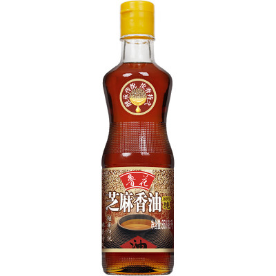 鲁花 芝麻香油350ml*1 食用油 物理压榨 凉拌 调味 烹饪 火锅