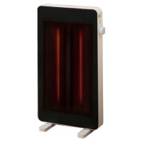 美的 NPW-ML 取暖器 烤火炉4级防水黑晶发热管两档功率暗光居浴两用