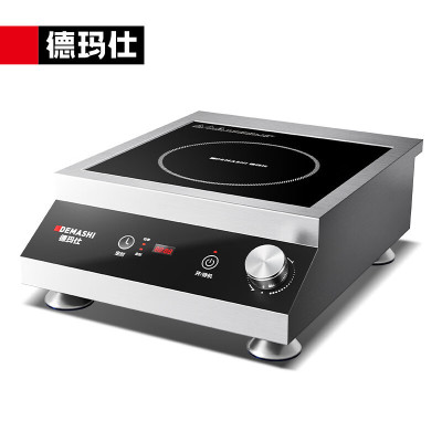 德玛仕(DEMASHI)IH-TT-3500D 商用电磁炉 电池炉火锅电兹炉家用大功率3500W炒菜电磁灶