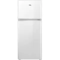 TCL BCD-120C 珍珠白 双门冰箱 LED照明 迷你 节能 金属直冷 120L