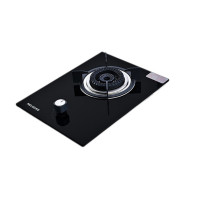 美菱(MELING) JZY-MZ-243E 钢化玻璃燃气灶单灶具 嵌入式家用单眼灶 4.3KW大火力