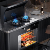 西屋(WESTINGHOUSE) JJZT-WL03Plus 集成灶蒸烤一体机 油烟机燃气灶升级空气炸集成一体