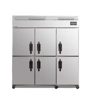 澳柯玛(AUCMA) VF-1560CW 商用冰箱 六门 1522L 风冷 无霜冰箱冷藏不锈钢门