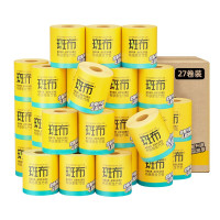 斑布 DBCTJ140A27 原生竹浆加厚有芯卷纸 家庭实惠3层140g*27卷