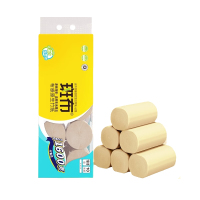 斑布 BCW160B10 本色无芯短卷家用卫生纸 4层160克*10卷