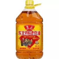 鲁花 东北熟榨老豆油4L*1 东北熟榨老豆油