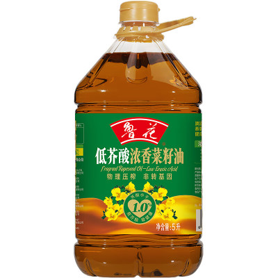 鲁花 低芥酸浓香菜籽油5L*1 食用油 非转基因 粮油 食用油 压榨