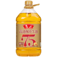 鲁花 食用油 5S物理压榨一级高油酸花生油3.06L*1