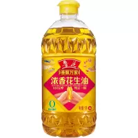 鲁花 食用油 5S压榨一级香飘万家花生油1L*1
