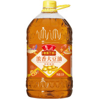 鲁花 香飘万家浓香大豆油5L*1 食用油 非转基因