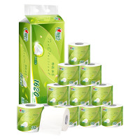 心相印 BT2812(5提) 茶语经典系列135克12粒装四层有芯卷纸卫生纸