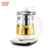 苏泊尔 SW-15Y06 养生壶电热水壶 1.5L大容量加厚玻璃多功能煮水壶 电煮茶壶 烧开水壶