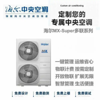 海尔(Haier) RFC286MXSAYE 一拖三 (含材料及人工) 中央空调 10匹 空调