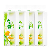 心相印 4LR910(提装) 家用面巾纸巾 优选系列75克10粒装四层无芯卫生纸4提组套 生活用纸