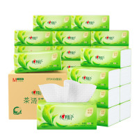 心相印 DT9100(箱装)心相印茶语精选100抽24包三层塑装面巾纸(M码)