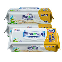 心相印 XJB040+P1(提装)厨房专用系列40片装湿巾3包装(金装)