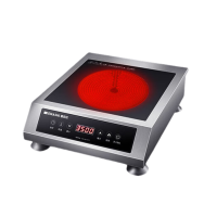 德玛仕/DEMASHI DMS-DTL3500 台式 旋钮式 一体面板 3500W不锈钢机身电陶炉