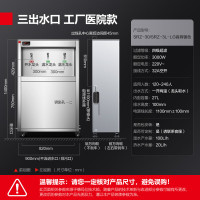 德玛仕 SRZ-30/SRZ-3L-LG (含安装)商用饮水机净水器直饮水机加热一体机商用开水器一开两温加高背板