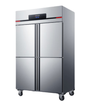 德玛仕 BG-900F-4W 商用冷柜 四门双温[风冷]上冷藏下冷冻四门立式冰柜[配网格平层架]