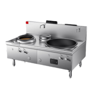 德玛仕 SDGY45/90-BDXY60(含安装)商用电磁炉 201材质 食堂猛火炒菜炉 液化气国标