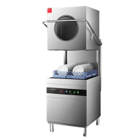 德玛仕(DEMASHI) XWJ-60B 商用洗碗机 揭盖式 全自动 饭店餐厅酒店学校食堂洗碗机洗盘子洗杯机