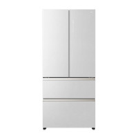 TCL R470P12-DQ 多门冰箱 470升法式四开门多门58cm超薄零嵌入式白色玻璃面板风冷家用电冰箱 一级能效