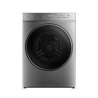 TCL G100P7-D 滚筒洗衣机 10公斤超级筒P7超薄 1.2洗净比 精华洗 全域免污
