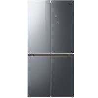 美的 BCD-461WSGPM(E) 冰箱 461升十字对开门风冷无霜冰箱家用净味一级能效 墨兰灰